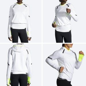 Brooks Women's Carbonite Hoodie S Luminosity white